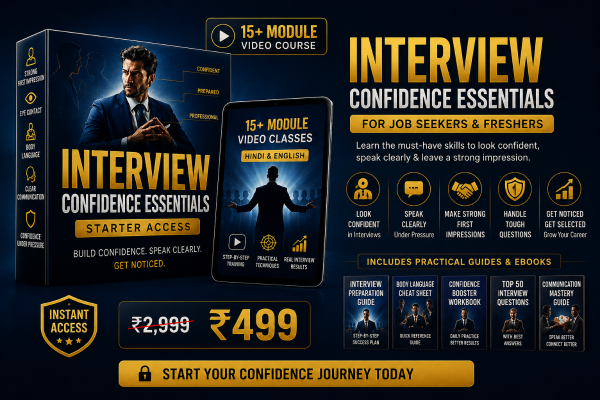 thumbnail Interview Confidence & Professional Presence System